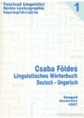 Földes Csaba - Linguistisches Wörterbuch Deutsch - Ungarisch