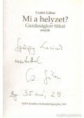 Czakó Gábor - Mi a helyzet? (dedikált)