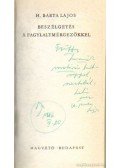 H. Barta Lajos - Beszélgetés a fagylaltmérgezőkkel