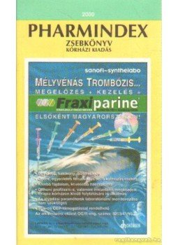 Hargitai Gábor-Jordán Hajnalka - Pharmindex zsebkönyv kórházi kiadás Hargitai Gábor-Jordán Hajnalka - Pharmindex zsebkönyv kórházi kiadás, Budapest 2000 antikvár könyv