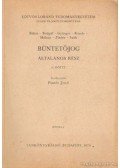 Pintér Jenő,Molnár József,Györgyi Kálmán,Békés Imre,Bodgál Zoltán,Szük László,Endre Károly - Büntetőjog II. kötet