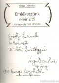 Varga Domokos - Emlékezzünk eleinkről