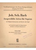 Bach, Johann Sebastian - Ausgewahlte Arien für Sopran