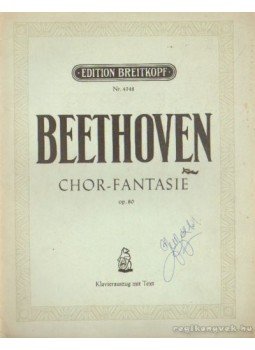 Beethoven, Ludwig von - Chor-Fantasie Beethoven, Ludwig von - Chor-Fantasie, Leipzig 0 antikvár könyv