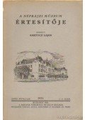 Bartucz Lajos - A Néprajzi Múzeum értesítője 1935. XXVII. évfolyam 1-4. szám