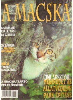 László Erika - A Macska 2002. május-június (újság) László Erika - A Macska 2002. május-június (újság), Budapest 2002 antikvár könyv