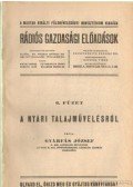 Gyárfás József - A nyári talajművelésről
