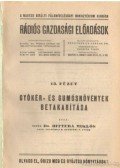 Dr. Bittera Miklós - Gyökér- és gumosnövények betakarítása
