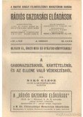 Bakó Gábor - A gabonazsizsikről, kártételéről és az ellene való védekezésről