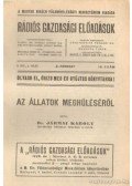 Jármai Károly Dr. - Az állatok meghüléséről