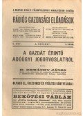 Ormándy János - A gazdát érintő adóügyi jogorvoslatról