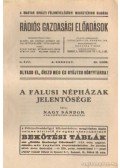 Nagy Sándor - A falusi népházak jelentősége