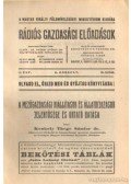 Konkoly Thege Sándor dr. - A mezőgazdasági kiállítások és állatdíjazások jelentősége és kotató hatása