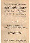 Hegedűs Vilmos Dr. - Miért kellenek erős szövetkezetek?