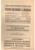Ihrig Károly Dr. - A gabonaszövetkezetek és közraktárak gabonavédelmi szerepe