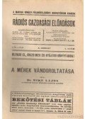 Mike Lajos dr. - A méhek vándoroltatása