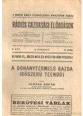 Juhász Árpád - A dohánytermelő gazda időszerű teendői