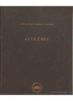 Soós László - Geokémia Soós László - Geokémia, Budapest 1955 antikvár könyv