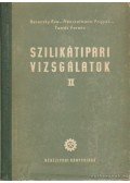 Bereczky Éva,Henszelmann Frigyes,Tamás Ferenc - Szilikátipari Vizsgálatok II. kötet