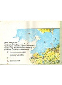 - Turisztikai térkép - Német Demokratikus Köztársaság - Turisztikai térkép - Német Demokratikus Köztársaság, 0 antikvár könyv
