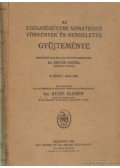 Dr. Atzél Elemér - Az egészségügyre vonatkozó törvények és rendeletek gyűjteménye V. kötet 1913-1926.