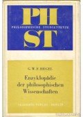 Hegel, G. W. F. - Enzyklopädie der philosophischen Wissenschaften