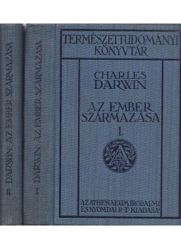 Charles Darwin - Az ember származása és az ivari kiválás I-II. Charles Darwin - Az ember származása és az ivari kiválás I-II., Budapest 1910 antikvár könyv
