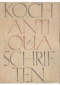 Koch, Rudolf - Antiqua-Schriften