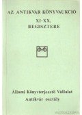 Kárpáti Miklós - Az antikvár könyvaukció XI-XX. regisztere