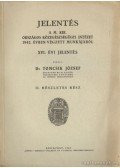 Dr. Tomcsik József - Jelentés a M. Kir. országos közegészségügyi intézet 1942. évben végzett munkájáról XVI. jelentés II. részletes rész