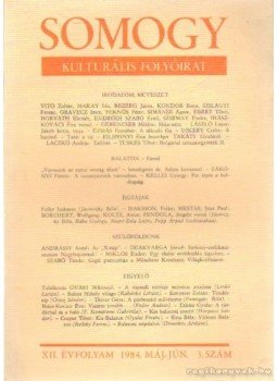 Laczkó András - Somogy 1984. máj-jún. 3. szám, Kaposvár 1984 antikvár könyv