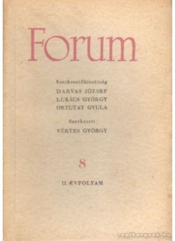 Vértes György - Forum II. évf. 1947/8. Vértes György - Forum II. évf. 1947/8., Budapest 1947 antikvár könyv
