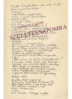 Tamási Lajos - Születésnapomra (dedikált) Tamási Lajos - Születésnapomra (dedikált), Budapest 1983 antikvár könyv
