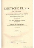 Leyden, Dr. Ernst v.,Klemperer, Dr. Felix - Die Deutsche Klinik XIII. Band (II. Erganzungsband)