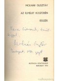Molnár Gusztáv - Az elmélet küszöbén (dedikált)