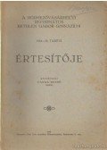 Varga Dezső - A hódmezővásárhelyi református Bethlen Gábor Gimnázium 1934-35. tanévi értesítője