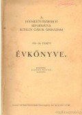 Varga Dezső - A Hódmezővásárhelyi Református Bethlen Gábor Gimnázium 1938-39. tanévi évkönyve