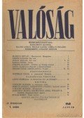 Karácsony Sándor - Valóság 1948. január 1. szám