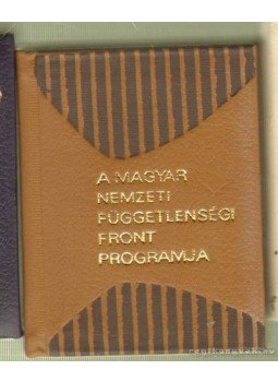 Feles Györgyné - A Magyar Nemzeti Függetlenségi Népfront programja 1944. december 3. (mini) Feles Györgyné - A Magyar Nemzeti Függetlenségi Népfront programja 1944. december 3. (mini), Budapest 1974 antikvár könyv