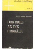 Schriftlesung, Geistliche - Der Brief an die Hebräer