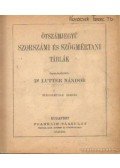 Dr. Lutter Nándor - Ötszámjegyű szorszámi és szögmértani táblák