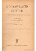 Burián János - Magyar-latin szótár a középiskolák használatára