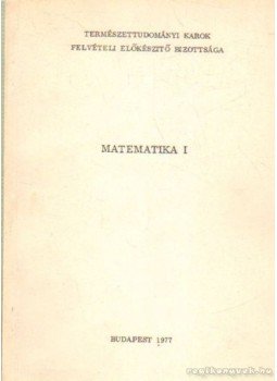 Simon Péter - Matematika I Simon Péter - Matematika I, Budapest 1977 antikvár könyv
