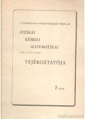 Bruzsa László - A Tudományos Ismeretterjesztő Társulat fizikai, kémiai, matematikai szakosztályainak tájékoztatója 7. szám