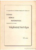 Nagy József - A Tudományos Ismeretterjesztő Társulat fizikai, kémiai, matematikai szakosztályainak tájékoztatója 13. szám