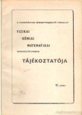 Nagy János - A Tudományos Ismeretterjesztő Társulat fizikai, kémiai, matematikai szakosztályainak tájékoztatója 11. szám