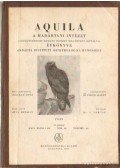 Dr. Vertse Albert - Aquila a madártani intézet (növényvédelmi kutató intézet madártani osztálya) évkönyve 1959