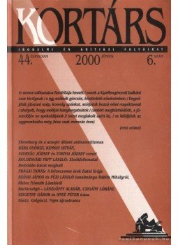 Kis Pintér Imre - Kortárs 2000/6. június Kis Pintér Imre - Kortárs 2000/6. június, Budapest 2000 antikvár könyv