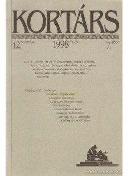 Kis Pintér Imre - Kortárs 1998/7. július Kis Pintér Imre - Kortárs 1998/7. július, Budapest 1998 antikvár könyv
