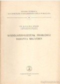 Dr. Kovacsics József - Községszervezetünk problémái Baranya megyében